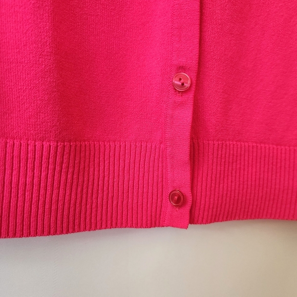 I.N. Studio Pink Cropped Short Sleeve Sweater womens size 18w - Picture 7 of 10